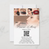 Digitaal visitekaartje QR-code 5 fotokaart Kaart (Voorkant)