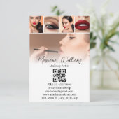 Digitaal visitekaartje QR-code 5 fotokaart Kaart (Staand voorkant)