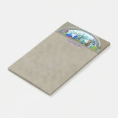 Digitaal Waterverf halve maan Post-it® Notes (Schuin)