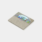 Digitaal Waterverf halve maan Post-it® Notes (Schuin)