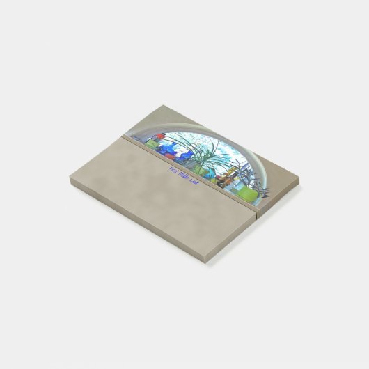 Digitaal Waterverf halve maan Post-it® Notes (Schuin)