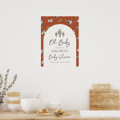 Digitaal Zuidwest Baby shower Welkom Poster (Keuken)