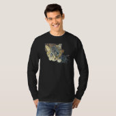 Digital Abstract Painting Of A Cat 8 T-shirt (Voorkant volledig)