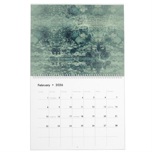 Digital Abstractions Wall Calendar Kalender (Feb 2026)