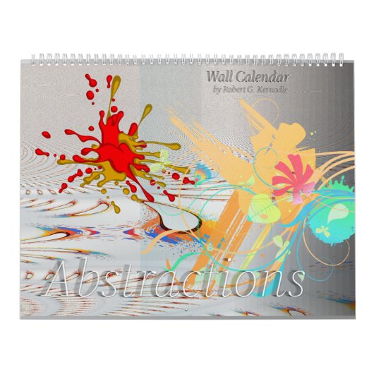 Digital Abstractions Wall Calendar Kalender (Hoes)