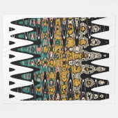 digital art birds fleece deken (Voorkant (Horizontaal))