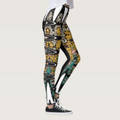 digital art birds leggings (Rechts)