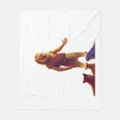 🦁 Digital Art Character Design - Koning Leeuw. Fleece Deken (Voorkant)