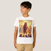 🦁 Digital Art Character Design - Koning Leeuw. T-shirt (Voorkant volledig)