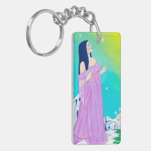 Digital Art Keychain (Voorkant Links)