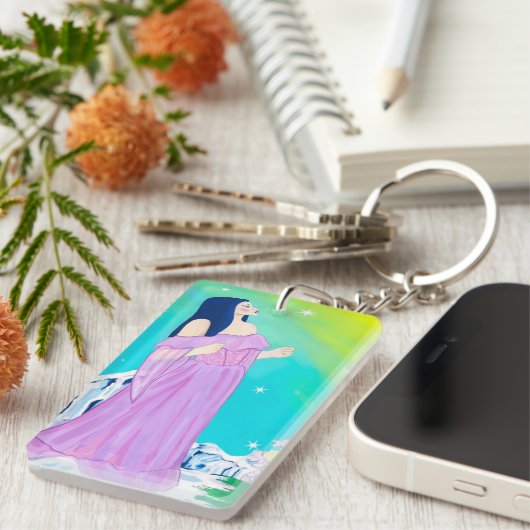 Digital Art Keychain (Voorkant Rechts)