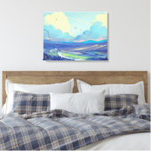 Digital Art Premium Wrapped Canvas (gloss) Afdruk (Insitu (Slaapkamer))