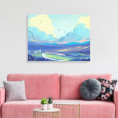 Digital Art Premium Wrapped Canvas (gloss) Afdruk (Insitu (Woonkamer))