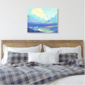Digital Art Premium Wrapped Canvas (gloss) Afdruk (Insitu (Slaapkamer))