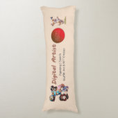 Digital Artist Bed & Body Kussens (Voorkant Verticaal)