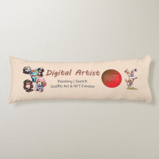Digital Artist Bed & Body Kussens (Voorkant)