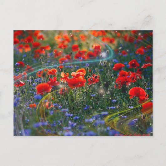 Digital artwork postcard briefkaart (Voorkant)