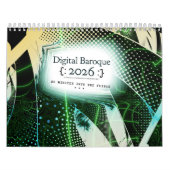 Digital Baroque 2026 Calendar Kalender (Hoes)