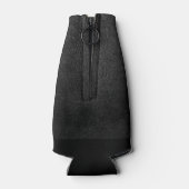 Digital Black Leather Flesjeskoeler (Achterkant)