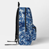 Digital Blue Military Pattern Bedrukte Rugzak (Links)