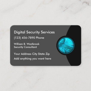 Digital Business Security Services Visitekaartje