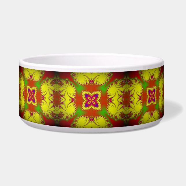 Digital Butterfly Pet Bowl Voerbakje (Voorkant)