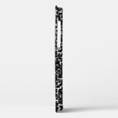 Digital Camo Black White Pattern Case-Mate iPhone Case (Achterkant / Links)