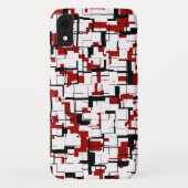 Digital Camo Black White Pattern Case-Mate iPhone Case (Achterkant)