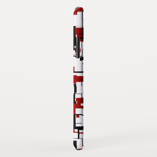 Digital Camo Black White Pattern Case-Mate iPhone Case (Achterkant/rechts)