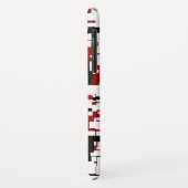 Digital Camo Black White Pattern Case-Mate iPhone Case (Achterkant/links)