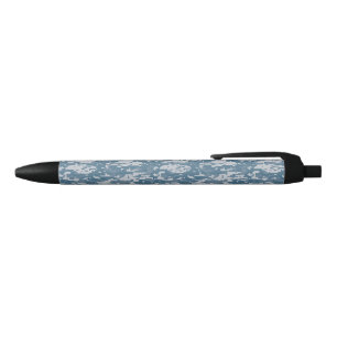 Digital Camouflage Pattern Naval Zwarte Inkt Pen