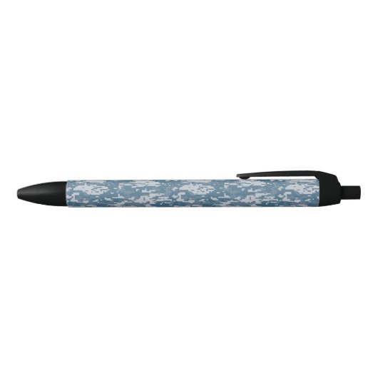 Digital Camouflage Pattern Naval Zwarte Inkt Pen (Bovenkant)
