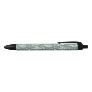 Digital Camouflage Woodland Zwarte Inkt Pen
