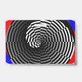 Digital Checker Yin Yang door Kenneth Yoncich Badge (Achterkant)