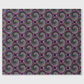 Digital Checker Yin Yang door Kenneth Yoncich Cadeaupapier (Vlak)