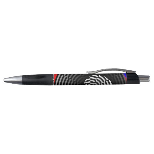 Digital Checker Yin Yang door Kenneth Yoncich Pen (Bovenkant)
