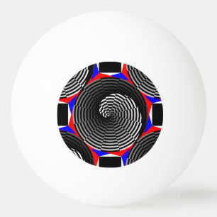 Digital Checker Yin Yang door Kenneth Yoncich Pingpongbal