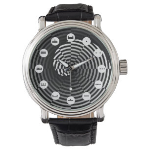 Digital Checker Yin Yang (Mayan) van Kenneth Yonci Horloge