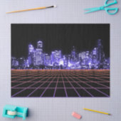 Digital City Grid Tissuepapier (Craft)