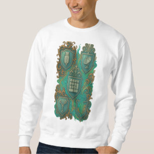 Digital Crest – Tech Royalty Trui