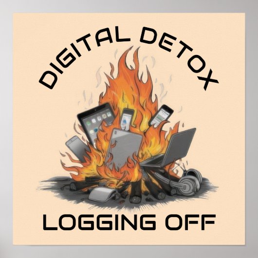 Digital Detox Poster (Voorkant)