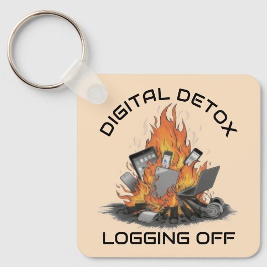 Digital Detox Sleutelhanger (Voorkant)