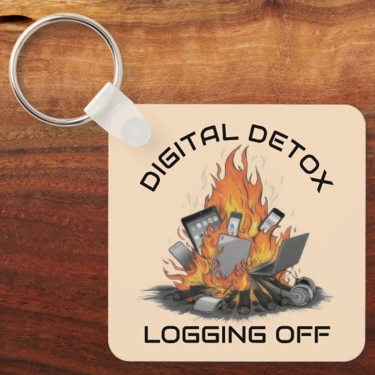Digital Detox Sleutelhanger (Voorkant)