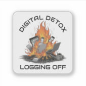 Digital Detox Sticker (Voorkant)