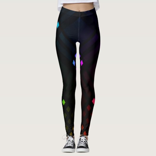 Digital Diamonds All-Over-Print Leggings (Voorkant)