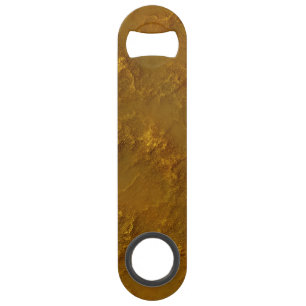 Digital Dirty Gold Rock Relief Texture Speed Flessenopener