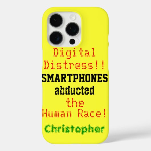 Digital Distress Smartphone Humoristische Quote Case-Mate iPhone Case (Achterkant)