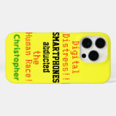 Digital Distress Smartphone Humoristische Quote Case-Mate iPhone Case (Achterkant (horizontaal))
