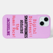 Digital Distress Smartphone Humoristische Quote Case-Mate iPhone Case (Achterkant (horizontaal))