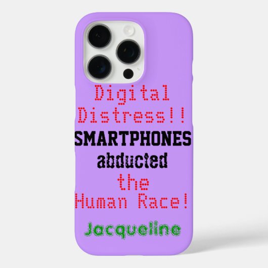 Digital Distress Smartphone Humoristische Quote Pa Case-Mate iPhone Case (Achterkant)
